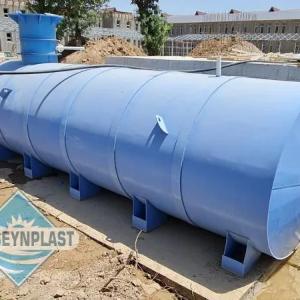 Эко-ёмкость горизонтальная для воды 50м3, 50 тонн, бак