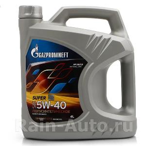 Автомобильные масла Gazpromneft Super 5W-40, 10W-40, 10W-30, 15W-40 API SG/CD