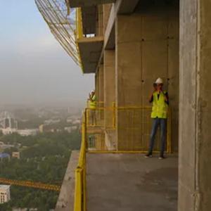 Временный забор модульного типа