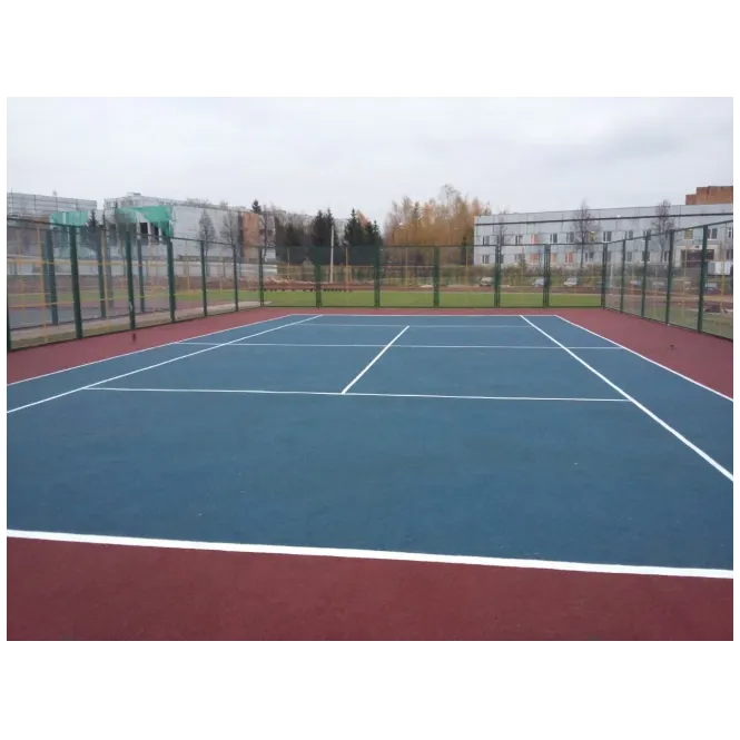 Резиновое покрытие для теннисного корта