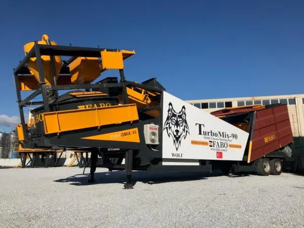 Turbomix-90 mobil beton aralashtirish zavodi