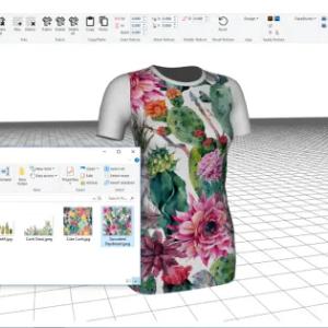 Kiyim uchun SAPR dasturi Print Visualizer-TUKA3D Designer Edit