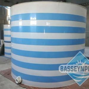 Ichimlik suvi uchun 17m3 plastik eko-sig'im, rezervuar, idish, bak