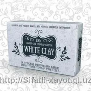 Afsun мыло (silver, blue&white clay) 160 гр