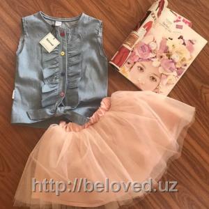 Юбка с кофтой для девочек