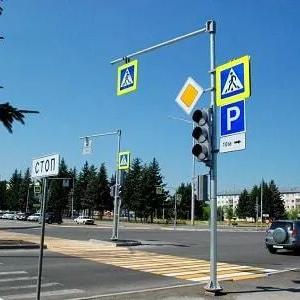 Опора светофора (Светофорный столб)