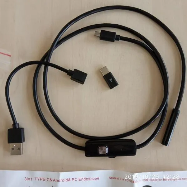 Qattiq endoskoplar uchun mikro video tizimi