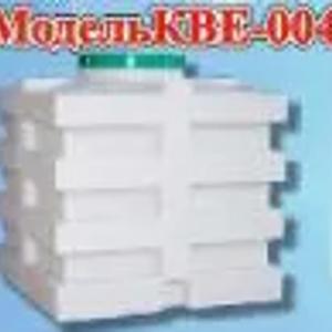 Квадратная пластиковая емкость KBE-00430