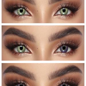 S3-244 VIOLET  0.00 Цветные ФИОЛЕТОВЫЕ контактные линзы, для красоты. 1 Линза