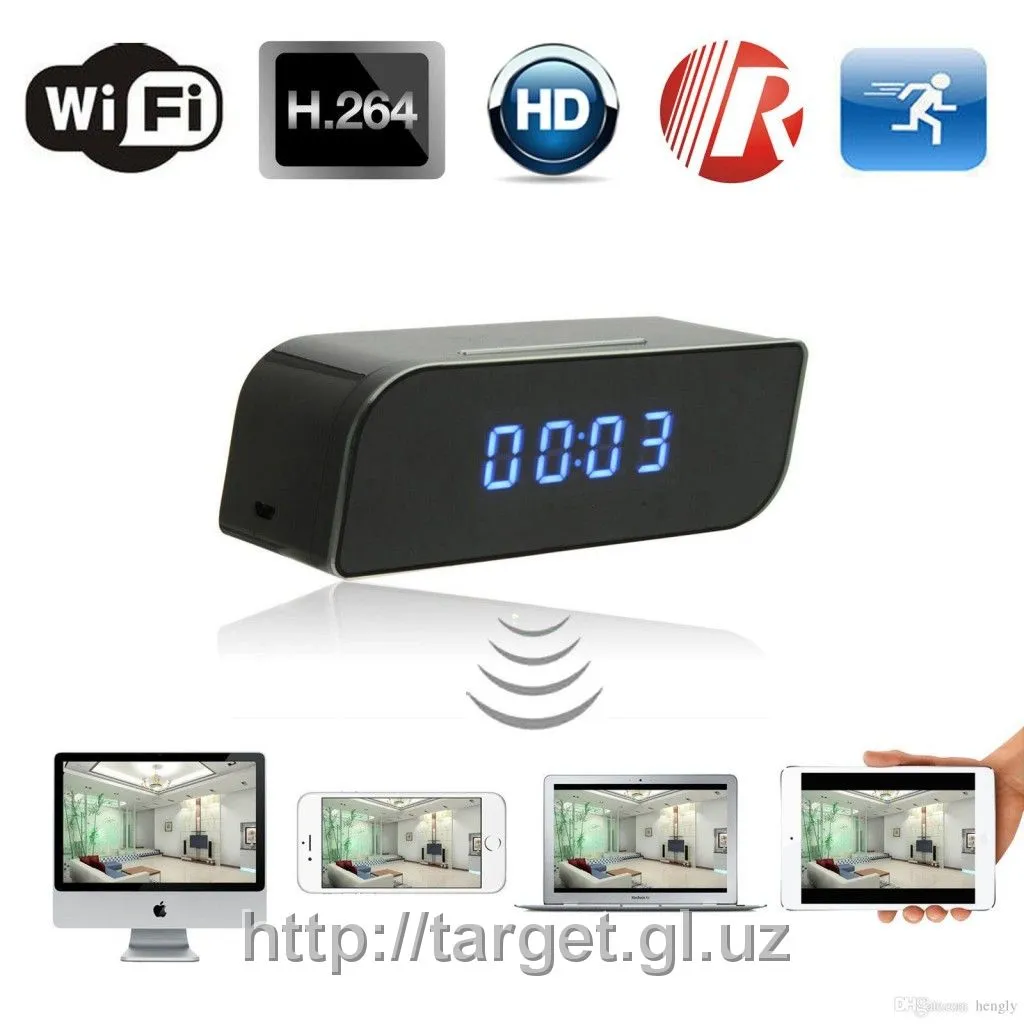 IP WiFi - Soat kamerasi Full HD 1080P