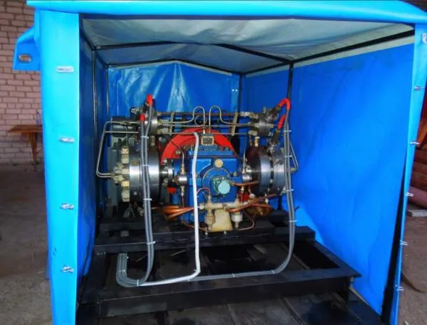 Дожимающий компрессор газа