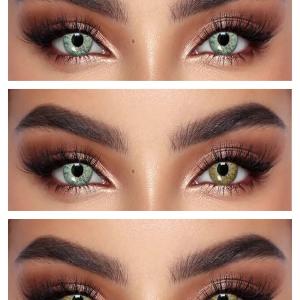 S3-673 LIGHT OAK BROWN 0.00  Цветные КАРИЕ контактные линзы, для красоты. 1 Линза