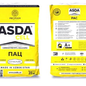 Yuqori darajada tozalangan polianion tsellyuloza ASDACELL - PAC brendi "EXTRA PURE"