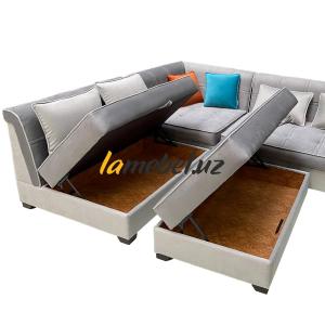 Yumshoq burchak "Silviya Grey"