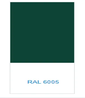 Polyester kukunli bo'yoq DS211055020 INFRALIT PE 8316-29 RAL 6005.-GL (yashil porlash)