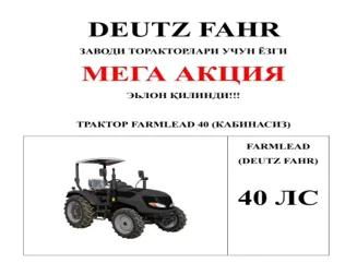 Farmlead 40 traktori (kabinasiz)