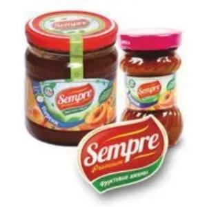 Джем Персик 0,43л/1 банка