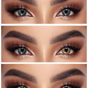 MOON WALK BROWN MW BROWN 0.00  Цветные КАРИЕ контактные линзы, для красоты. 1 Линза