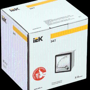 Амперметр аналоговый Э47 100/5А класс точности 1,5 72х72мм IEK