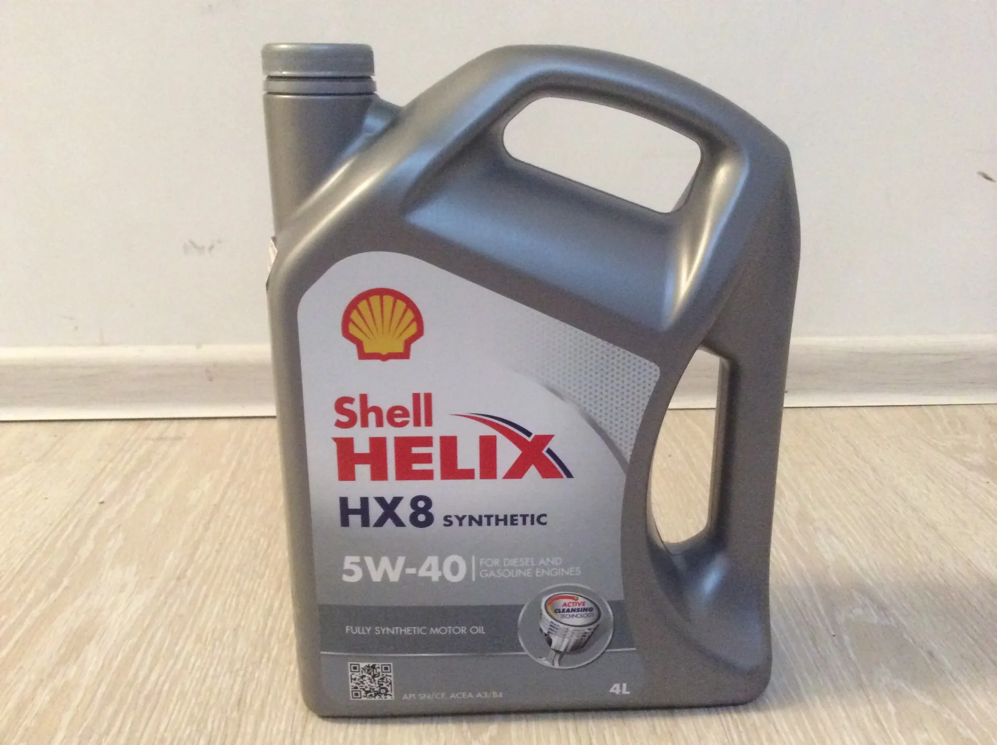 Yog'lar SHELL HELIX HX8 5W40 To'liq sintetik 100% 4L