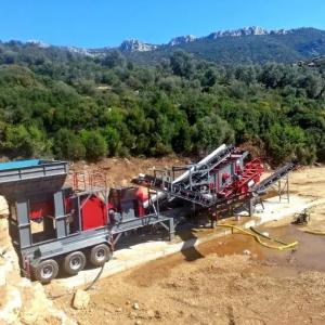 Мобильная дробильно-сортировочная установка Fullstar-60