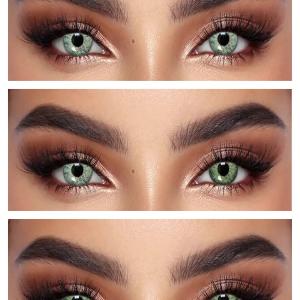 S3-115 GREEN  0.00  Цветные ЗЕЛЕНЫЕ контактные линзы, для красоты. 1 Линза