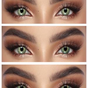 S3-425 GREEN  0.00  Цветные ЗЕЛЕНЫЕ контактные линзы, для красоты. 1 Линза