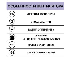 Вентилятор накладной Optima D100 Auramax