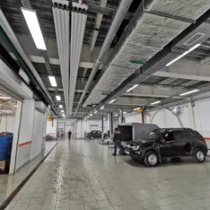 Теплопанели для автосервисов
