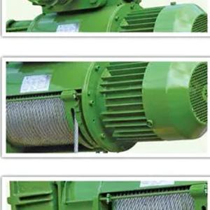 Statsionar portlashdan himoyalangan elektr sim arqonli ko'targich