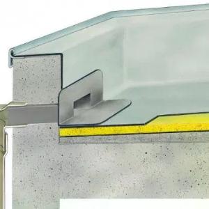 Воронка парапетная ПВХ PLASTFOIL VORTEX, длина 450 мм