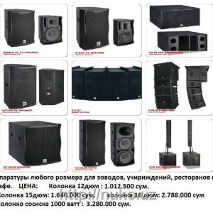 Колонки 12 дюймов для заводов, учреждений, ресторанов и кафе.