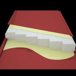 Стеновые сэндвич панели RAL1015 - бежевые , RAL9003  - белые,   толщина 100мм