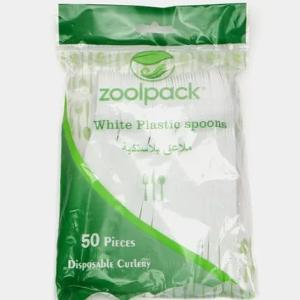 Прозрачная пластиковая ложка Zoolpack (50)