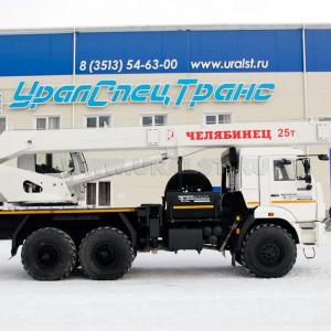 Автокран CST-25 на шасси КАМАЗ (6х6)