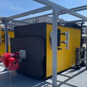 Паровой котел  1000 кг/ч с насосным узлом и газовой горелкой Baite