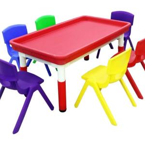 Прямоугольный детский стол с бортиком JMS 006