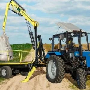 Kranli yarim tirkama