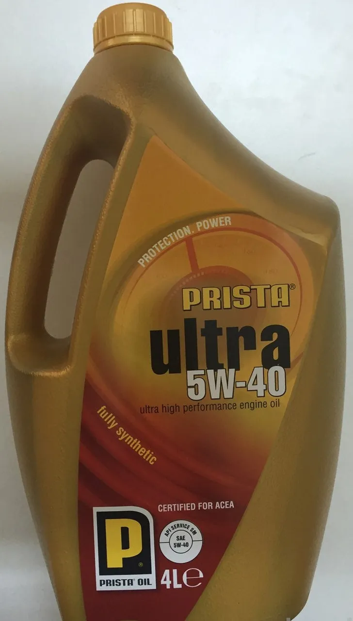 Синтетические, моторные масла Prista Ultra 5W-40