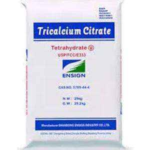 Цитрат кальция (Кальций лимоннокислый 4-водный ) добавка Е 333