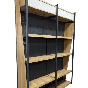 100×225 o‘lchamdagi bir tomondan foydalaniladigan yog‘och javonli stelaj