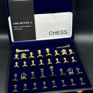 Шахмат метал фигурали  CHESS