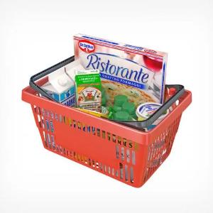 Корзина пластиковая с 2 пластиковыми ручками