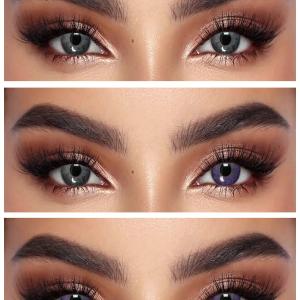 S3-244 VIOLET  0.00 Цветные ФИОЛЕТОВЫЕ контактные линзы, для красоты. 1 Линза