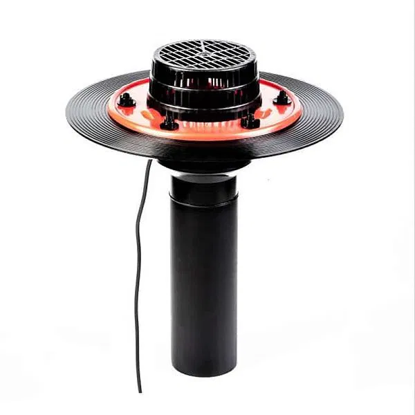 Воронка кровельная с обогревом PLASTFOIL VORTEX D=110 мм, д 350-450мм