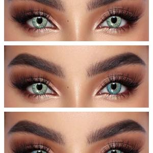 S3-253 BLUE  0.00 2PS Цветные ГОЛУБЫЕ контактные линзы, для красоты. 2 Линзы.