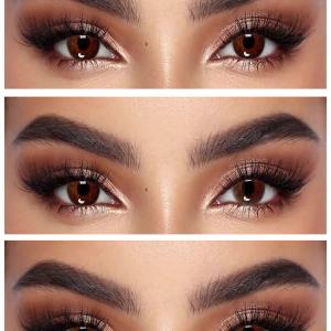  FALLING BROWN 0.00 Цветные КАРИЕ контактные линзы, для красоты. 1 Линза