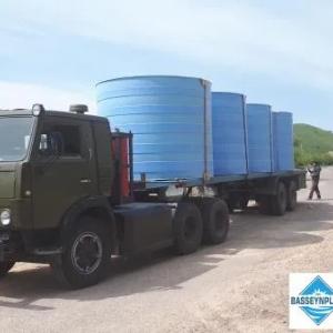 Эко-емкость для питьевой воды 10 000л. из полипропилена, бак