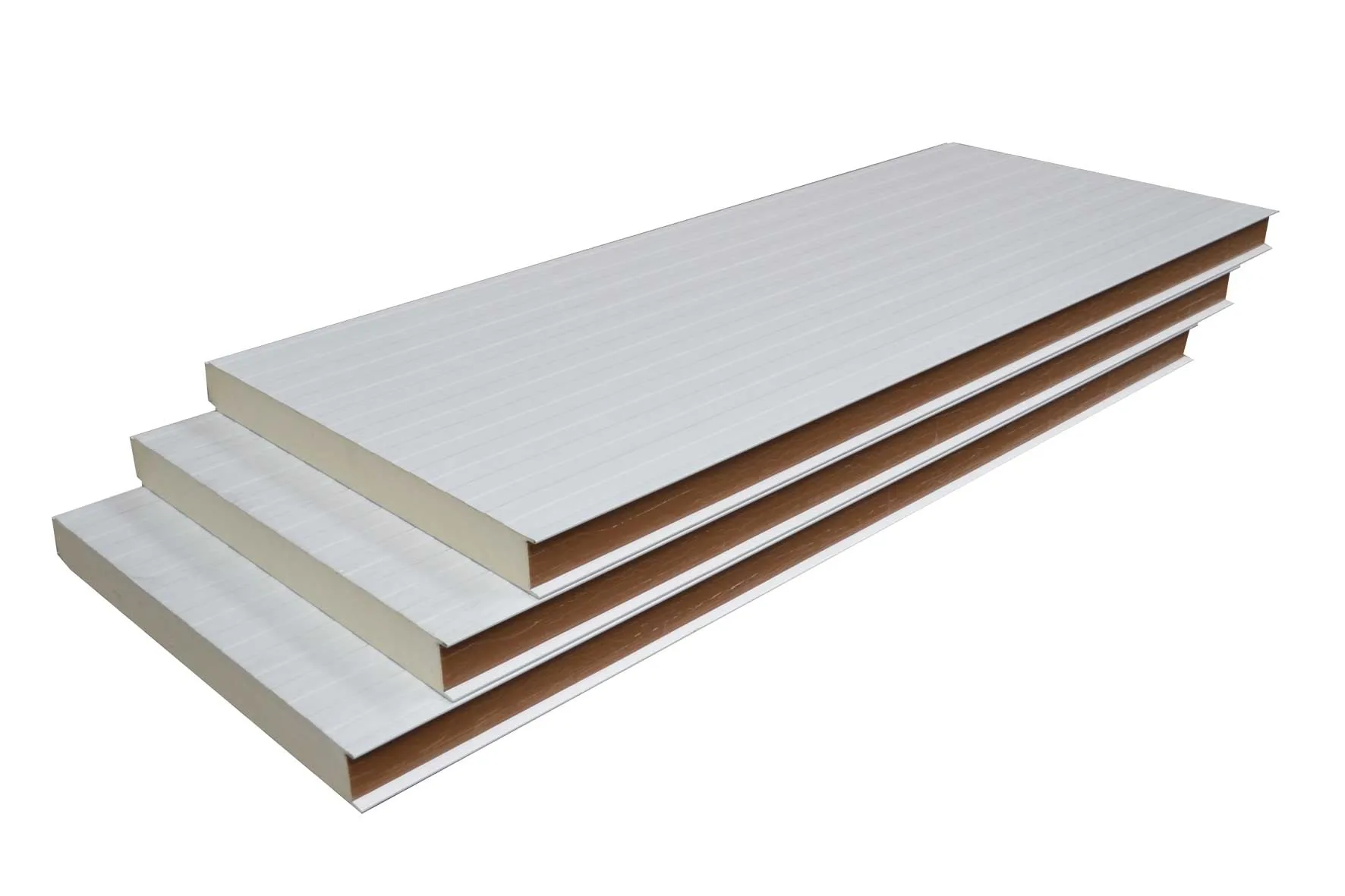 Sendvich panellari RAL1015 - bej, RAL9003 - oq, qalinligi 50 mm