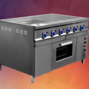 Плита с жарочным шкафом (6 комфорок)